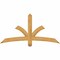 Ekena Millwork Davenport Rough Sawn Timber Gable Bracket, Western Red Cedar, 60"W x 30"H x 2"D x 4"F, 12/12 Pitch GBW060X30X0204DAV00RWR - alternate 1